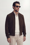 Enrico Dark Brown Suede man Barone firenze - 1