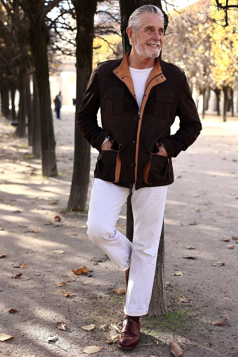 Francesco Oiled Saharan Dark Brown man Barone firenze - 5