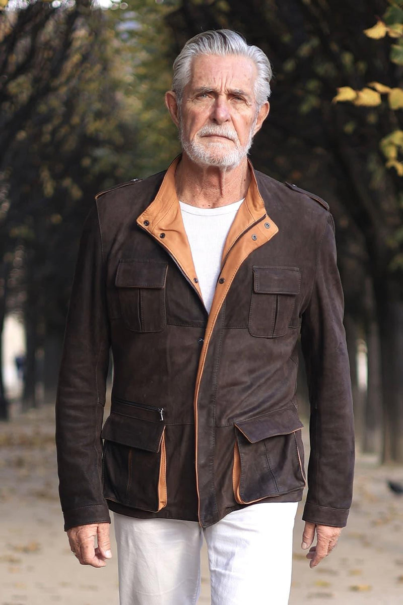 Francesco Oiled Saharan Dark Brown man Barone firenze - 3