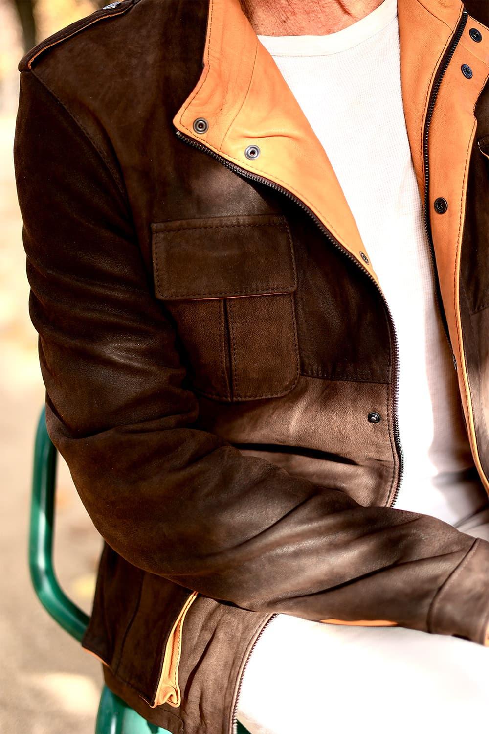 Francesco Oiled Saharan Dark Brown man Barone firenze - 9