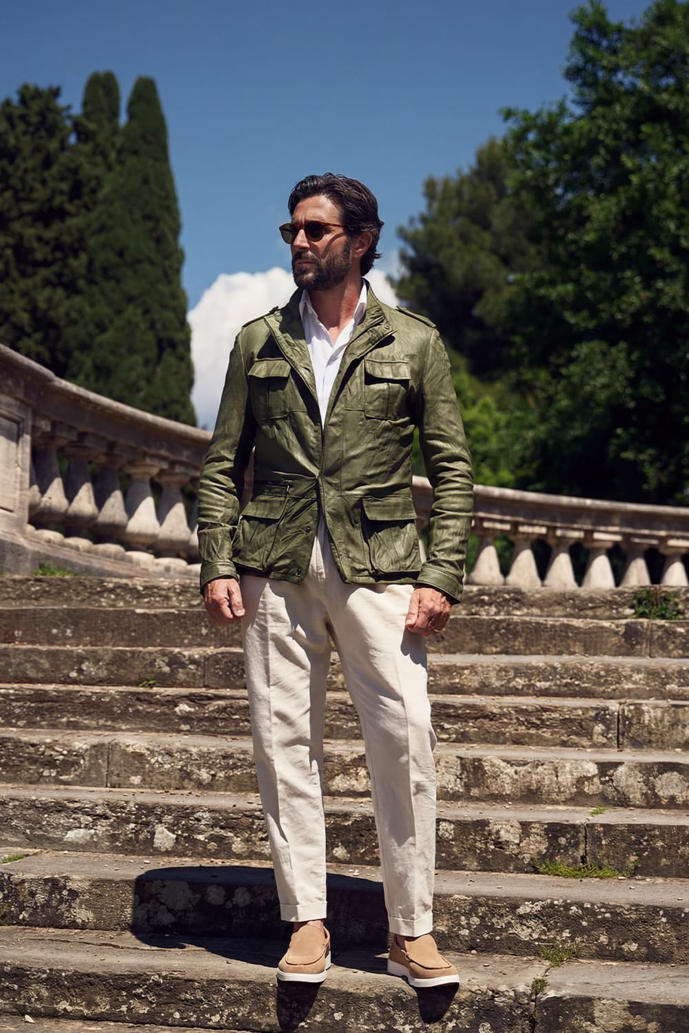 Francesco Saharan Vintage Green man Barone firenze - 5