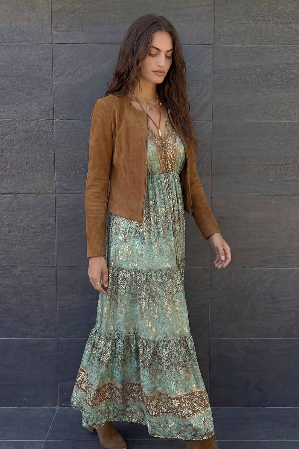 Long dress woman Barone firenze - 4