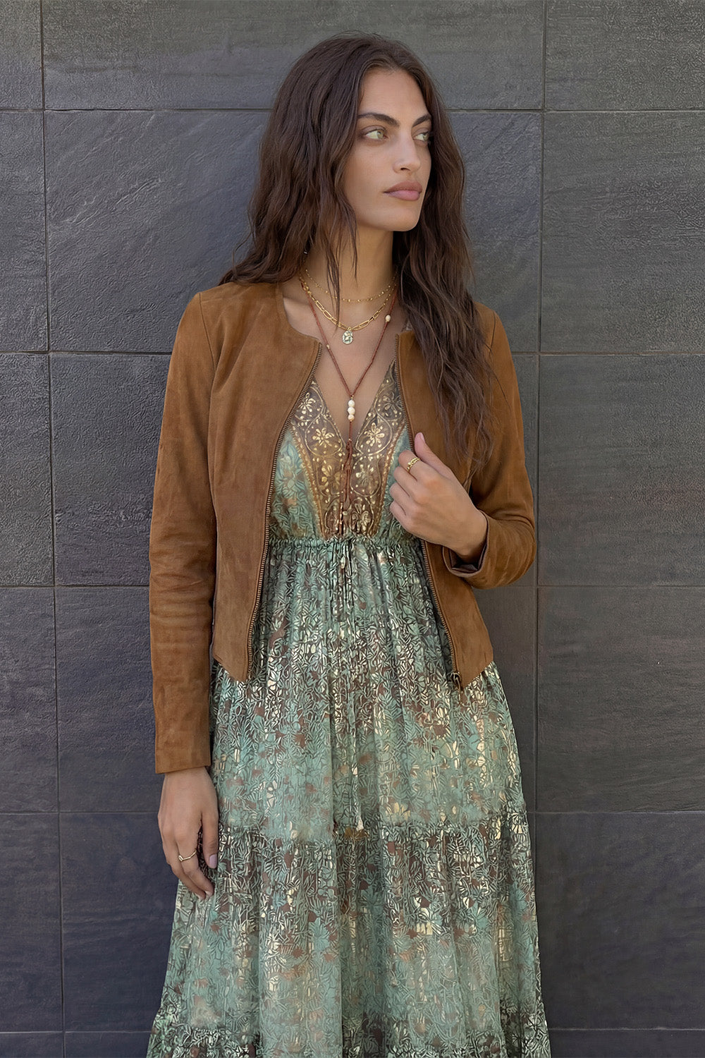 Long dress woman Barone firenze - 1