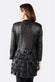 Fringed Jacket with Studs and Zip woman Barone firenze - 6