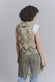 Olive Macramé Vest woman Barone firenze - 3