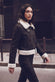 Ginevra Black Shearling Style  woman Barone firenze - 3