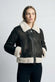 Ginevra Black Shearling Style  woman Barone firenze - 4