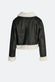 Ginevra Black Shearling Style  woman Barone firenze - 6