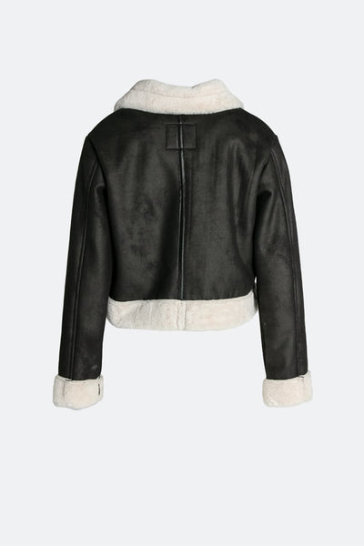 Ginevra Black Shearling Style 
