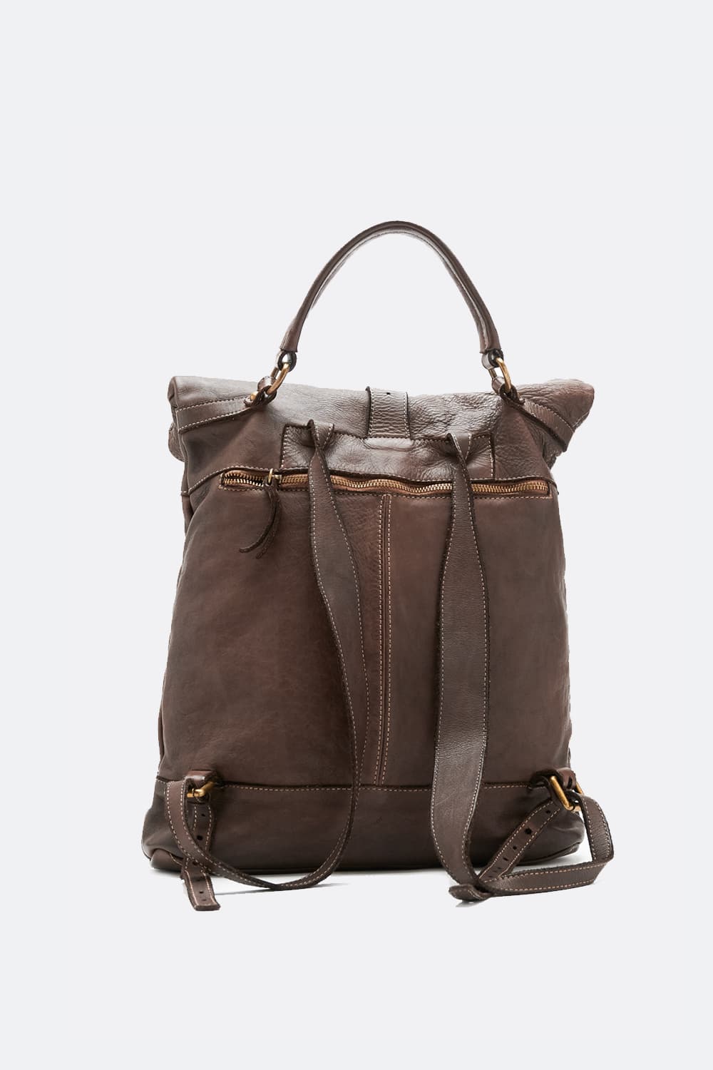 Grosseto Dark Brown Backpack unisex Barone firenze - 10