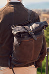 Grosseto Dark Brown Backpack unisex Barone firenze - 1