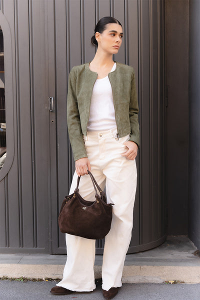 Ire Corto Camoscio Verde