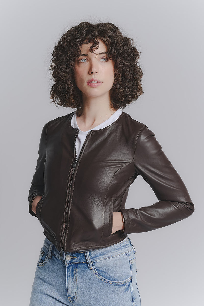 Irene Dark Brown Short woman Barone firenze - 3