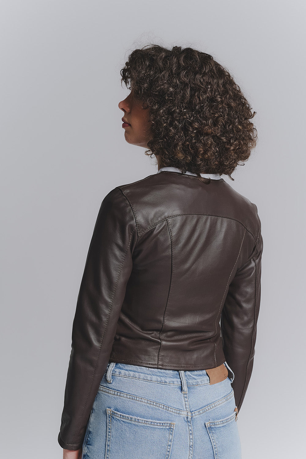 Irene Dark Brown Short woman Barone firenze - 9