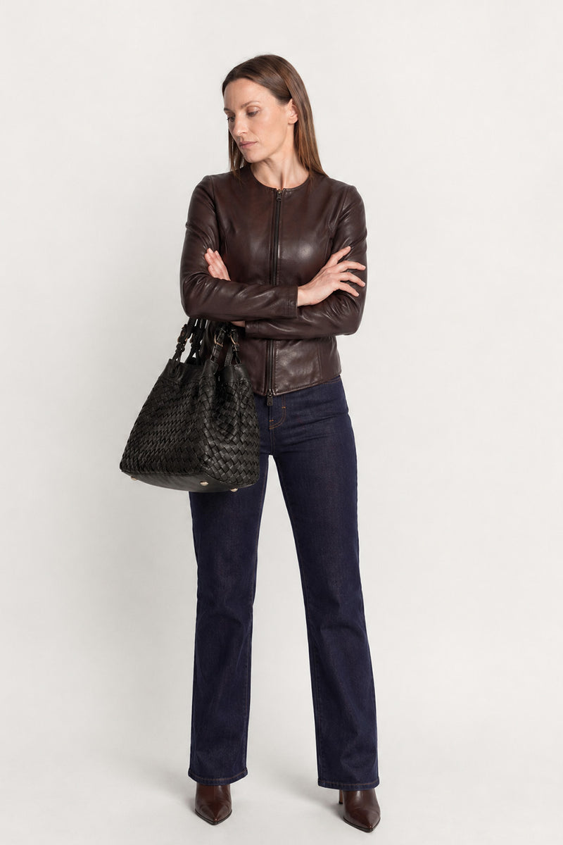 Irene Dark Brown Long woman Barone firenze - 6