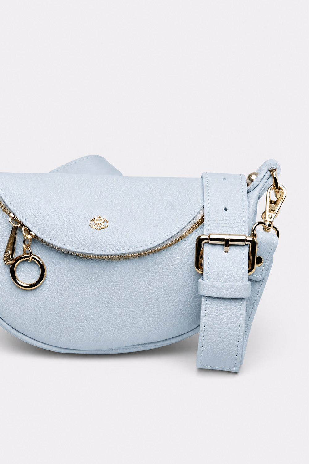 Bea Light Blue Fanny Pack woman Barone firenze - 3
