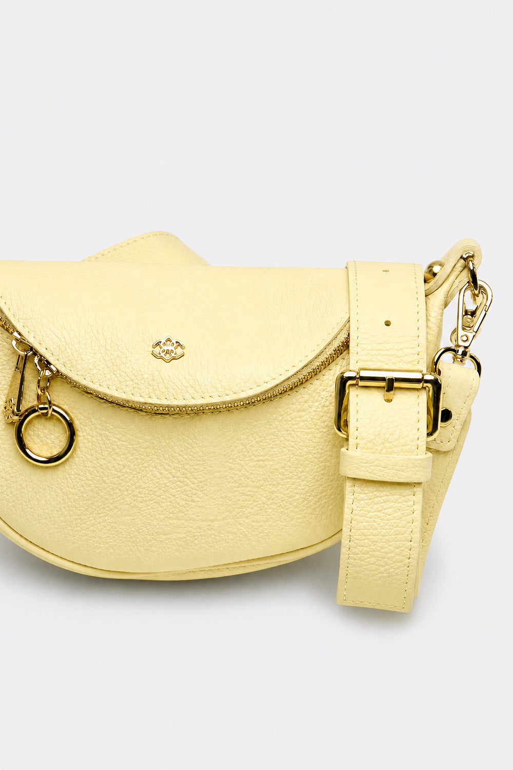 Light Yellow Bea Belt Bag woman Barone firenze - 3