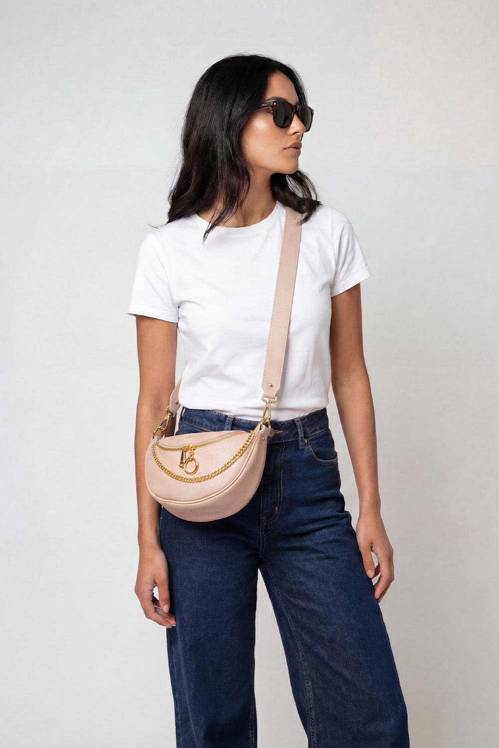 Bea Nude Bag Pack woman Barone firenze - 5