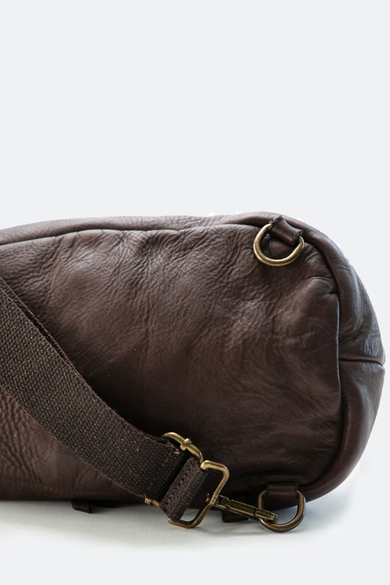 Certaldo Dark Brown Pouch man Barone firenze - 5