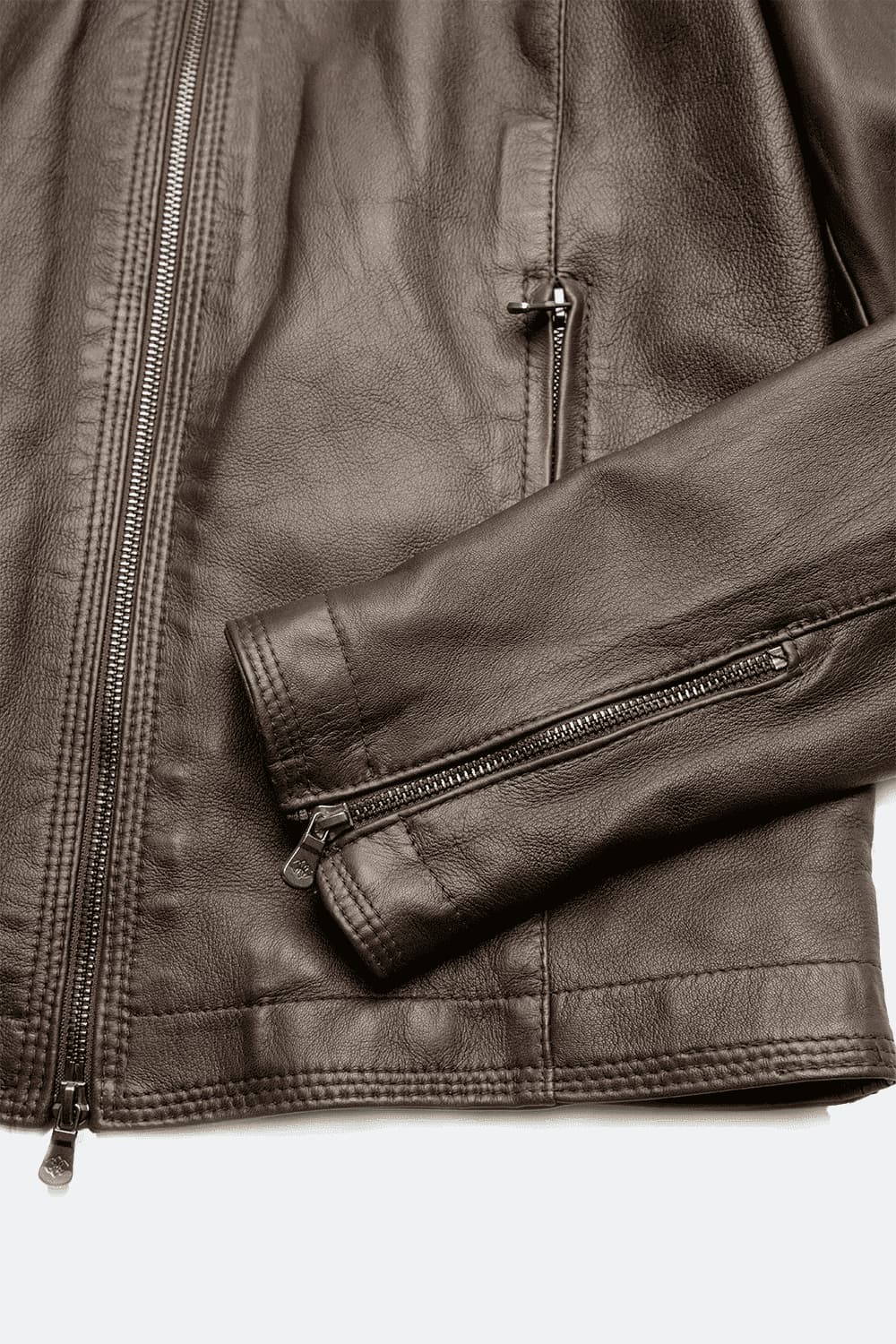 Massi Dark Brown Jacket  man Barone firenze - 10
