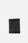 Black Mini Wallet  Barone firenze - 1