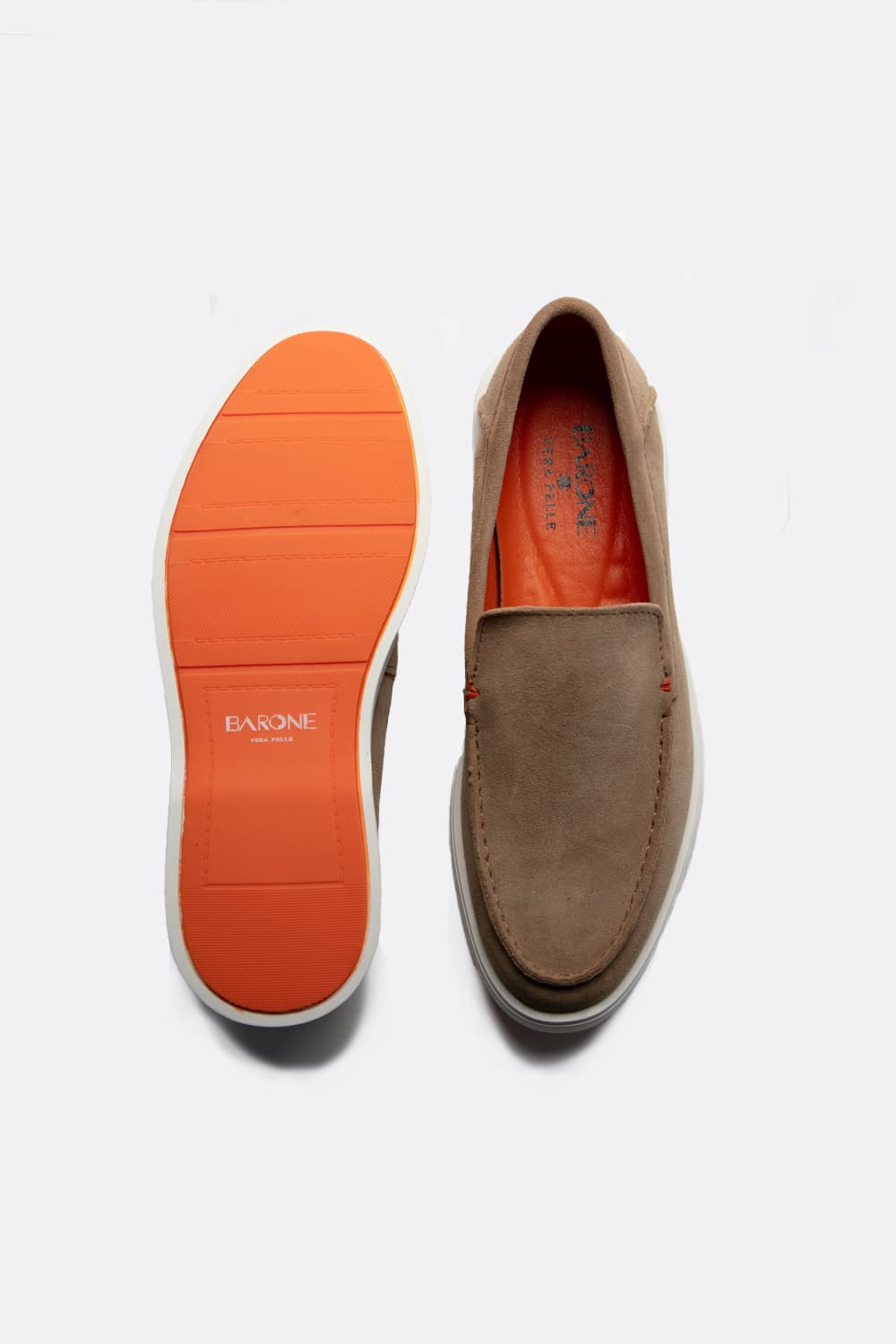 Men’s Suede Loafers man Barone firenze - 7