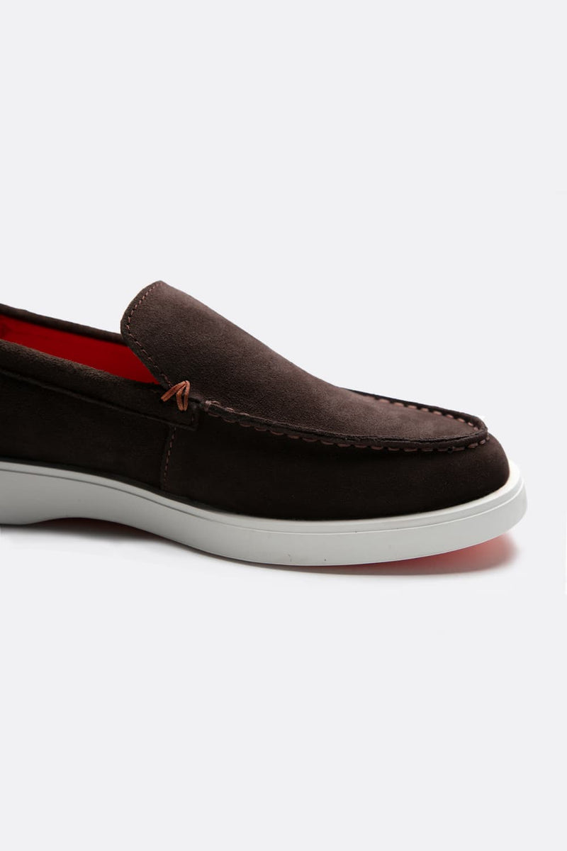Men’s Suede Loafers man Barone firenze - 8