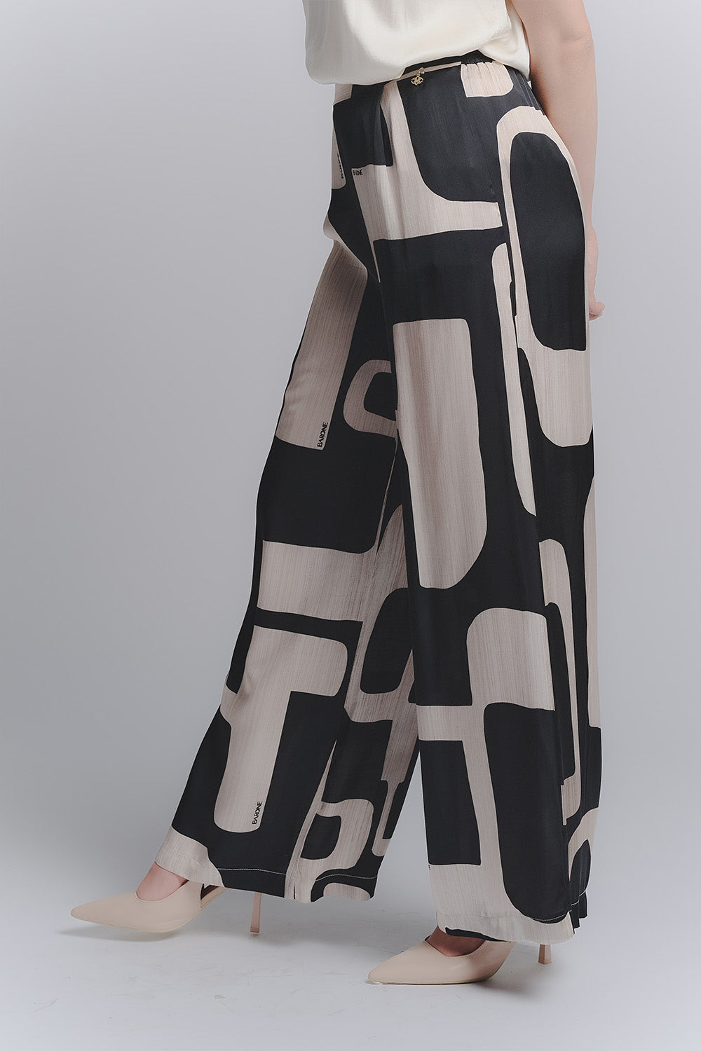 Palazzo trousers woman Barone firenze - 2