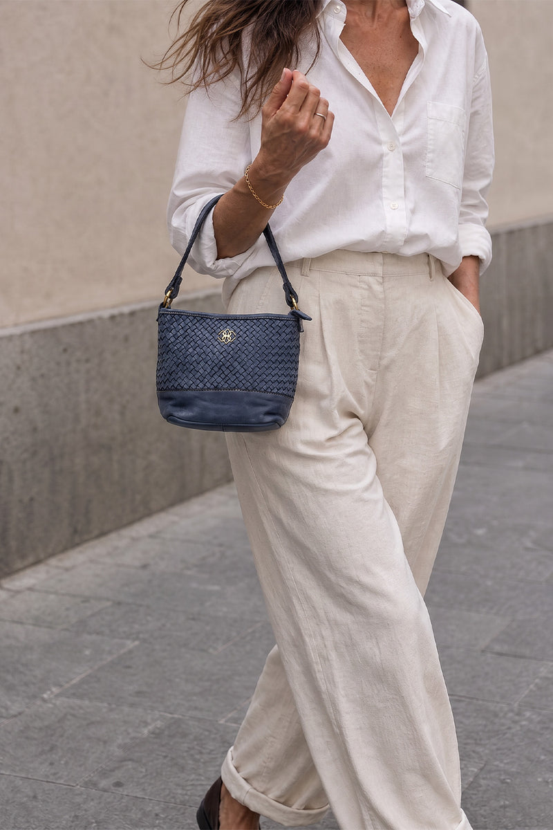 Pianosa Bleu Denim woman Barone firenze - 2