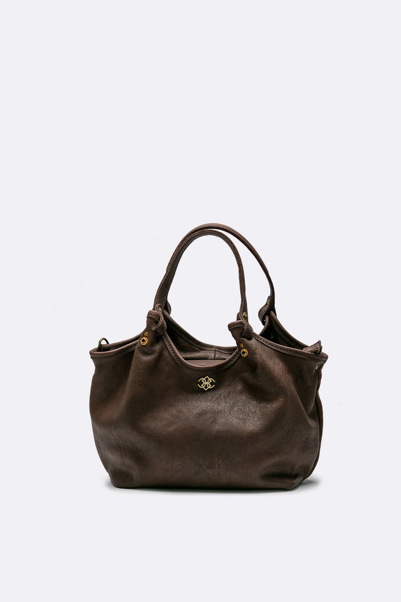 Pienza Vegetable-Tanned Dark Brown woman Barone firenze - 1