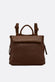 Pisa Dark Brown Backpack woman Barone firenze - 1