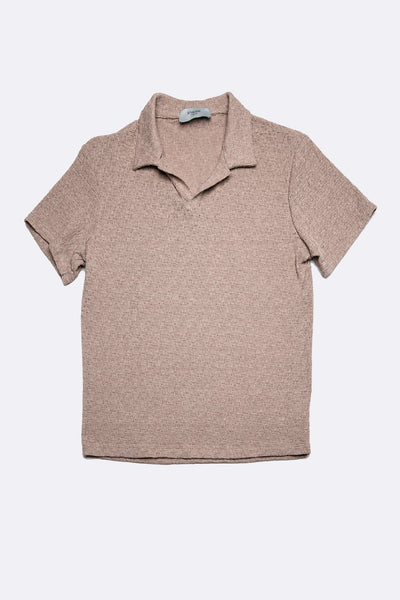 Polo Tramata Uomo Nocciola