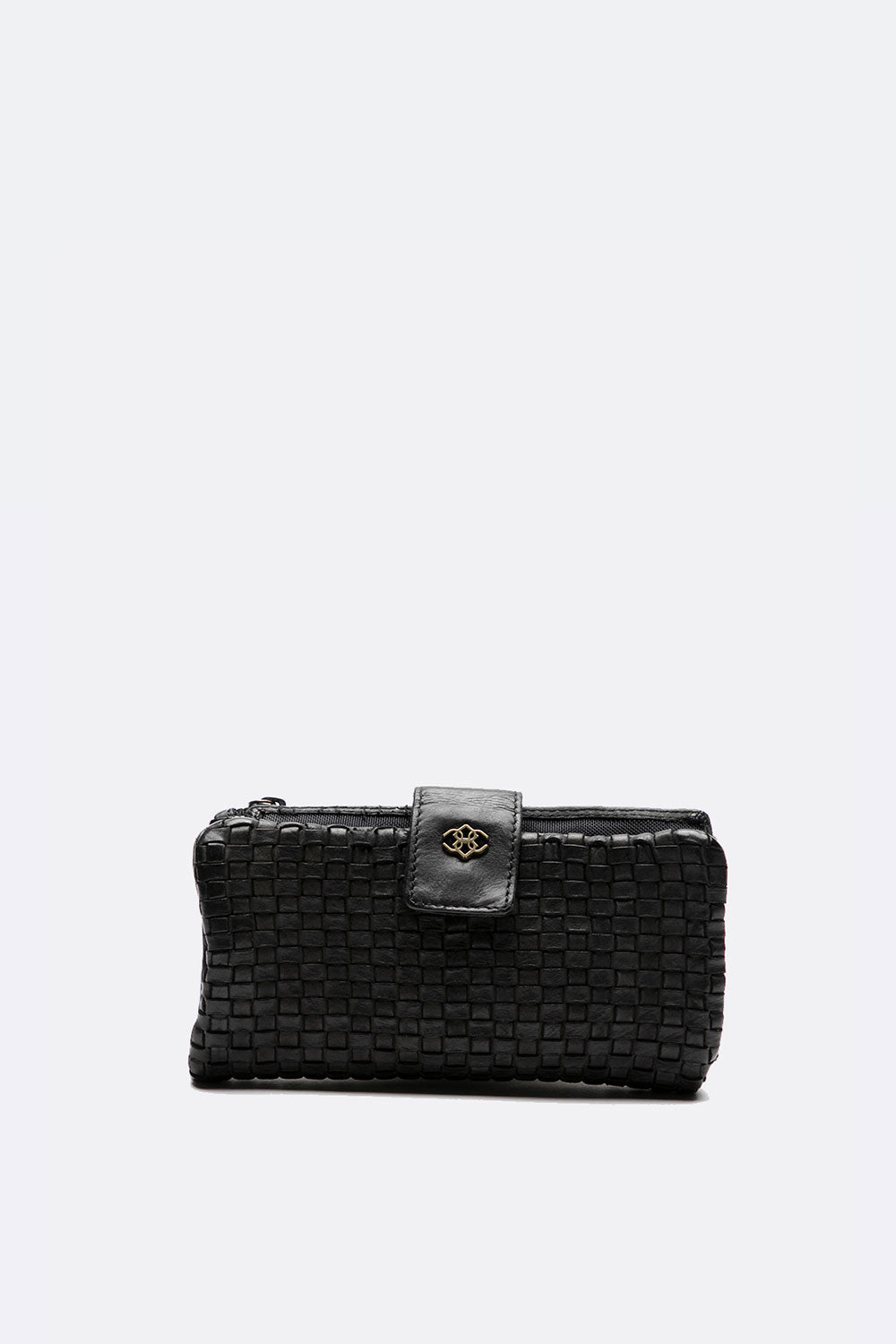 Intreccio Medium Button Wallet woman Barone firenze - 1