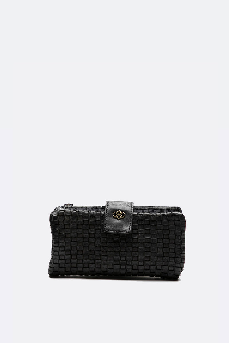Intreccio Medium Button Wallet woman Barone firenze - 1