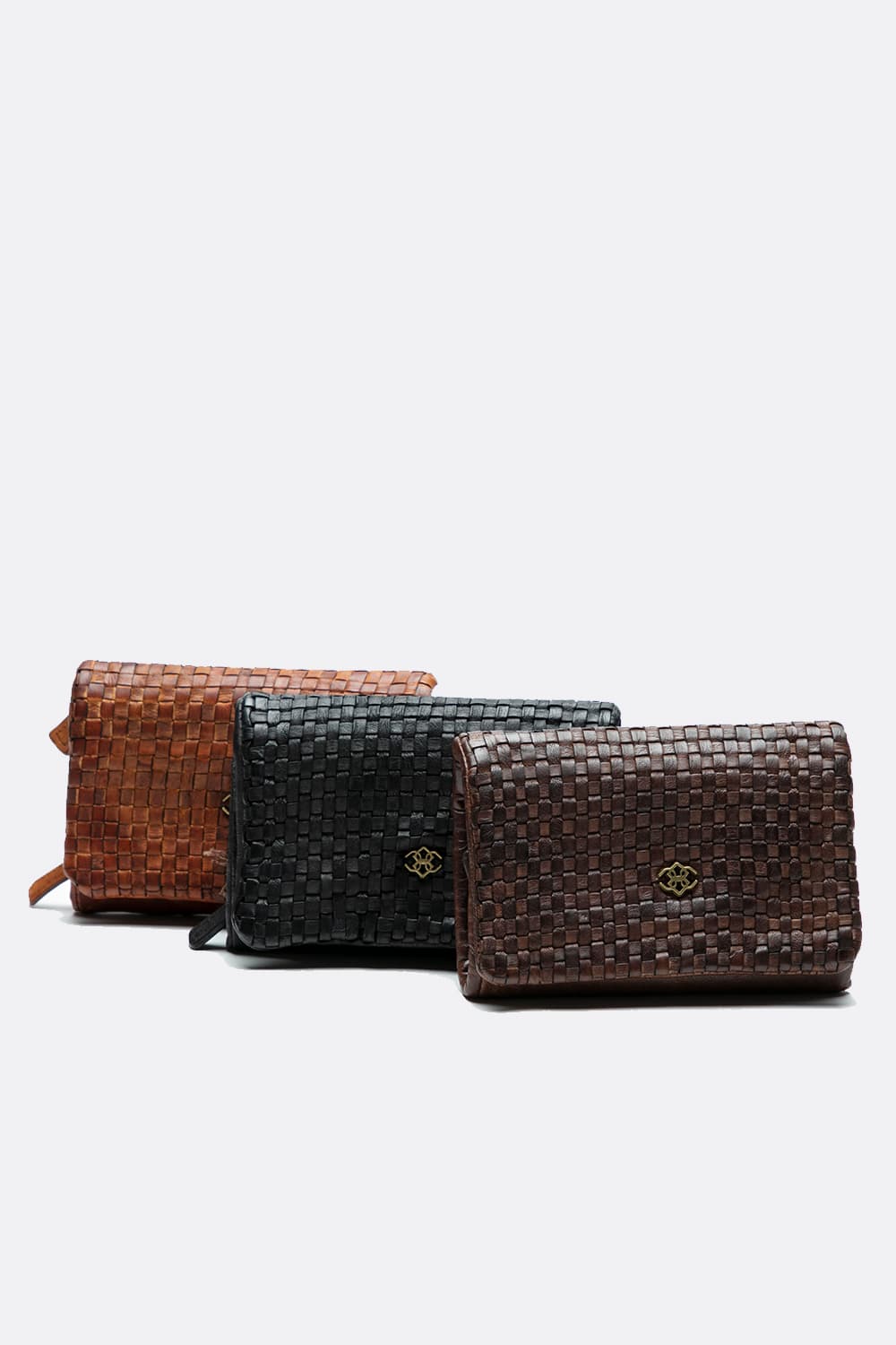 Medium Intreccio wallet unisex Barone firenze - 1