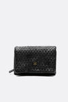 Medium Black Intreccio Wallet unisex Barone firenze - 2