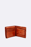 Portafoglio Basic Vintage Cuoio unisex Barone firenze - 3