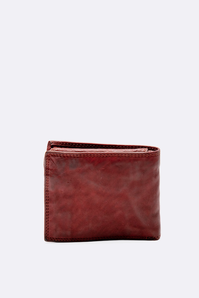 Portafoglio Basic Vintage Marrone Ruggine unisex Barone firenze - 3