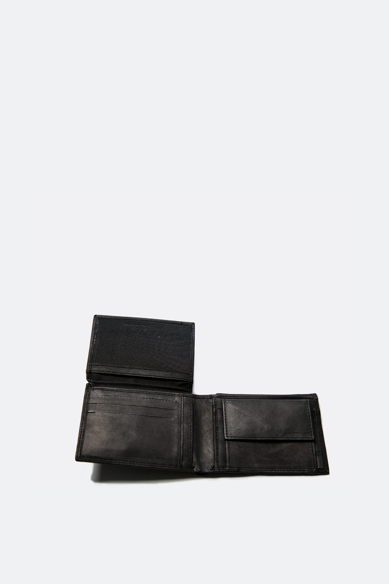 Smooth wallet Black unisex Barone firenze - 2