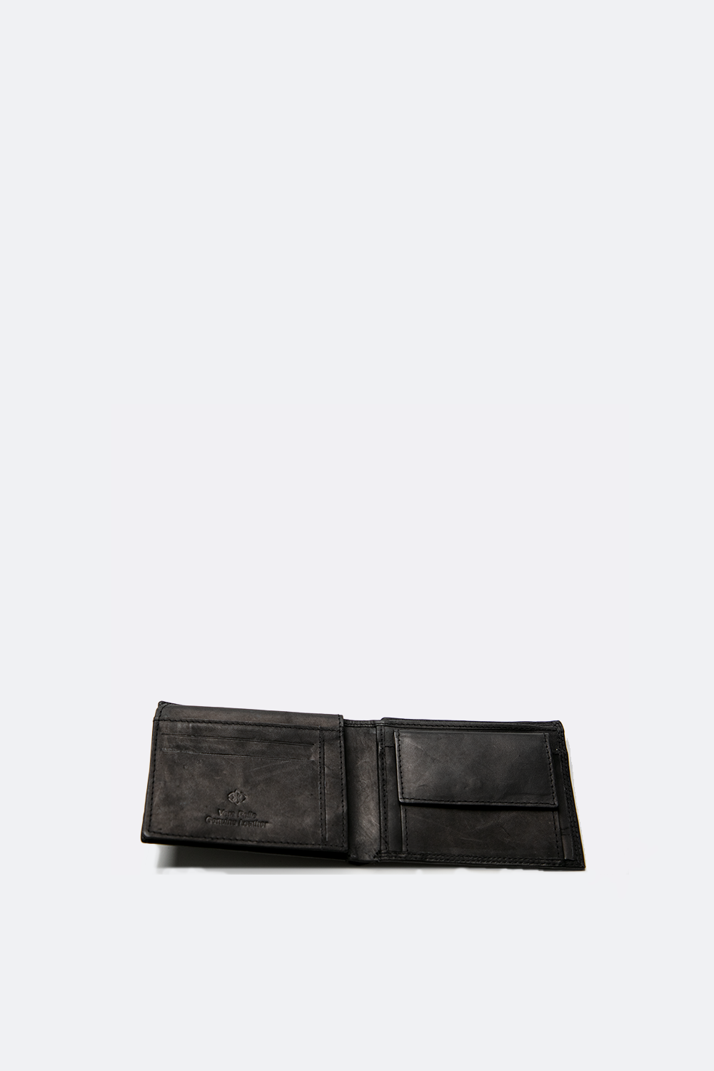 Smooth wallet Black unisex Barone firenze - 3