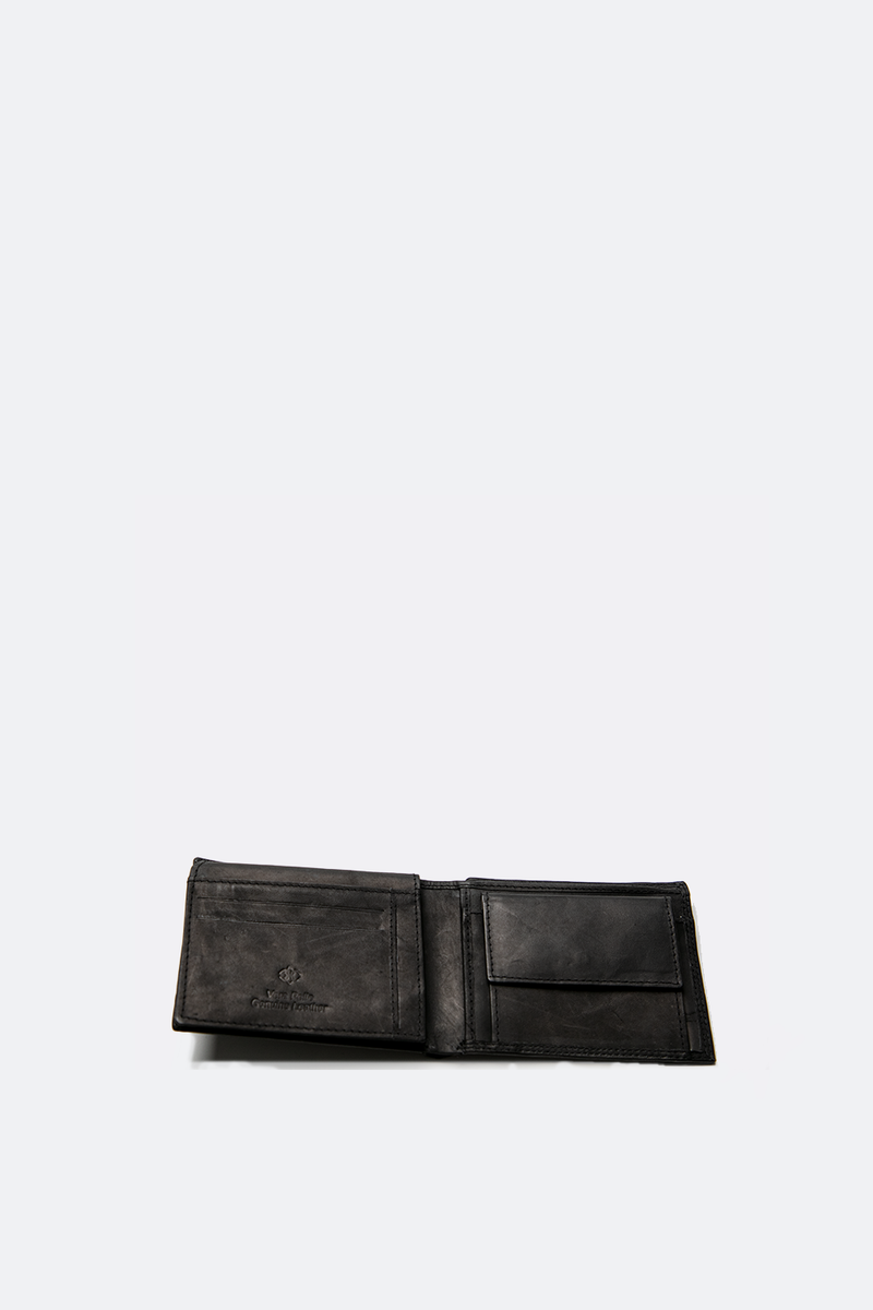 Smooth wallet Black unisex Barone firenze - 3