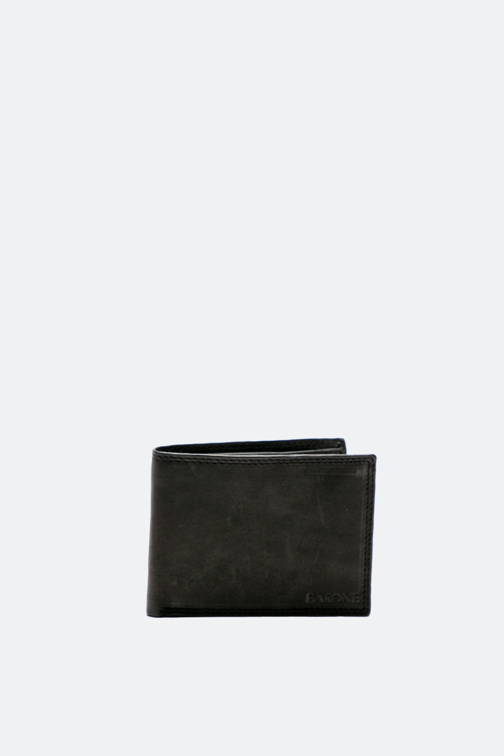 Smooth wallet Black unisex Barone firenze - 1
