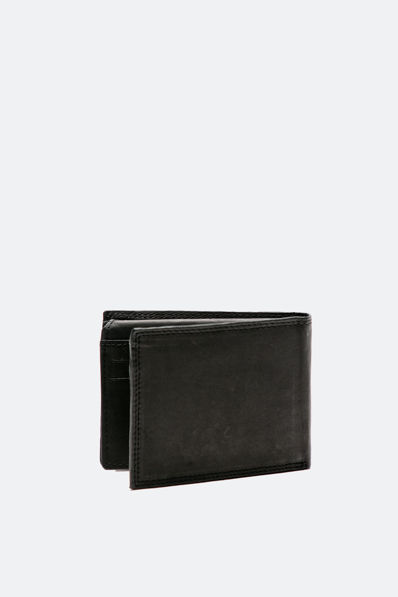 Smooth wallet Black unisex Barone firenze - 4