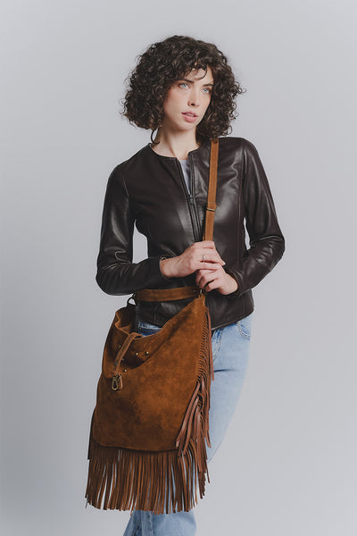 Prato Suede in Leather Tan