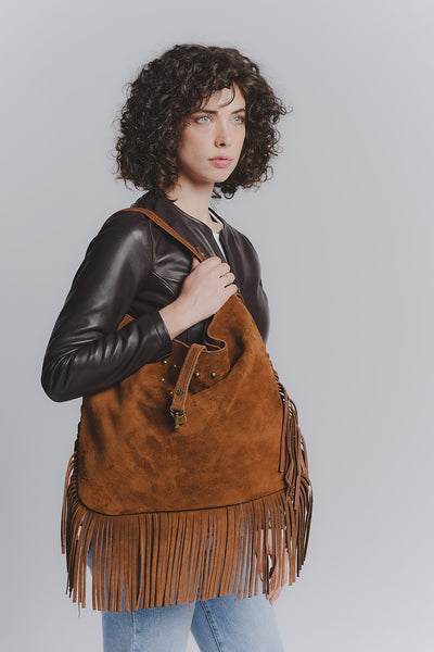 Prato Suede in Leather Tan