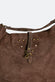 Prato Suede in Leather Dark Brown woman Barone firenze - 3