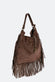 Prato Suede in Leather Dark Brown woman Barone firenze - 1