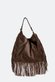 Prato Suede in Leather Dark Brown woman Barone firenze - 6