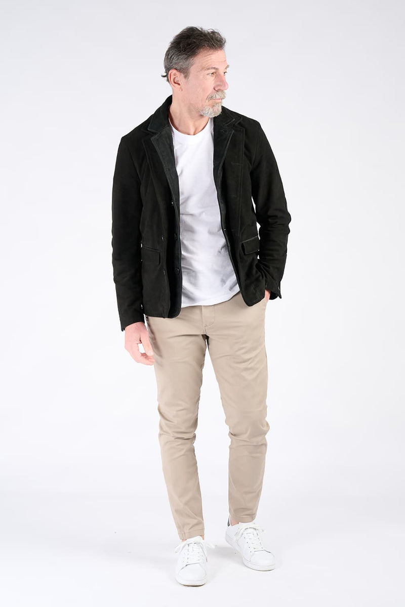 Renga Nubuck Black uomo Barone firenze - 8