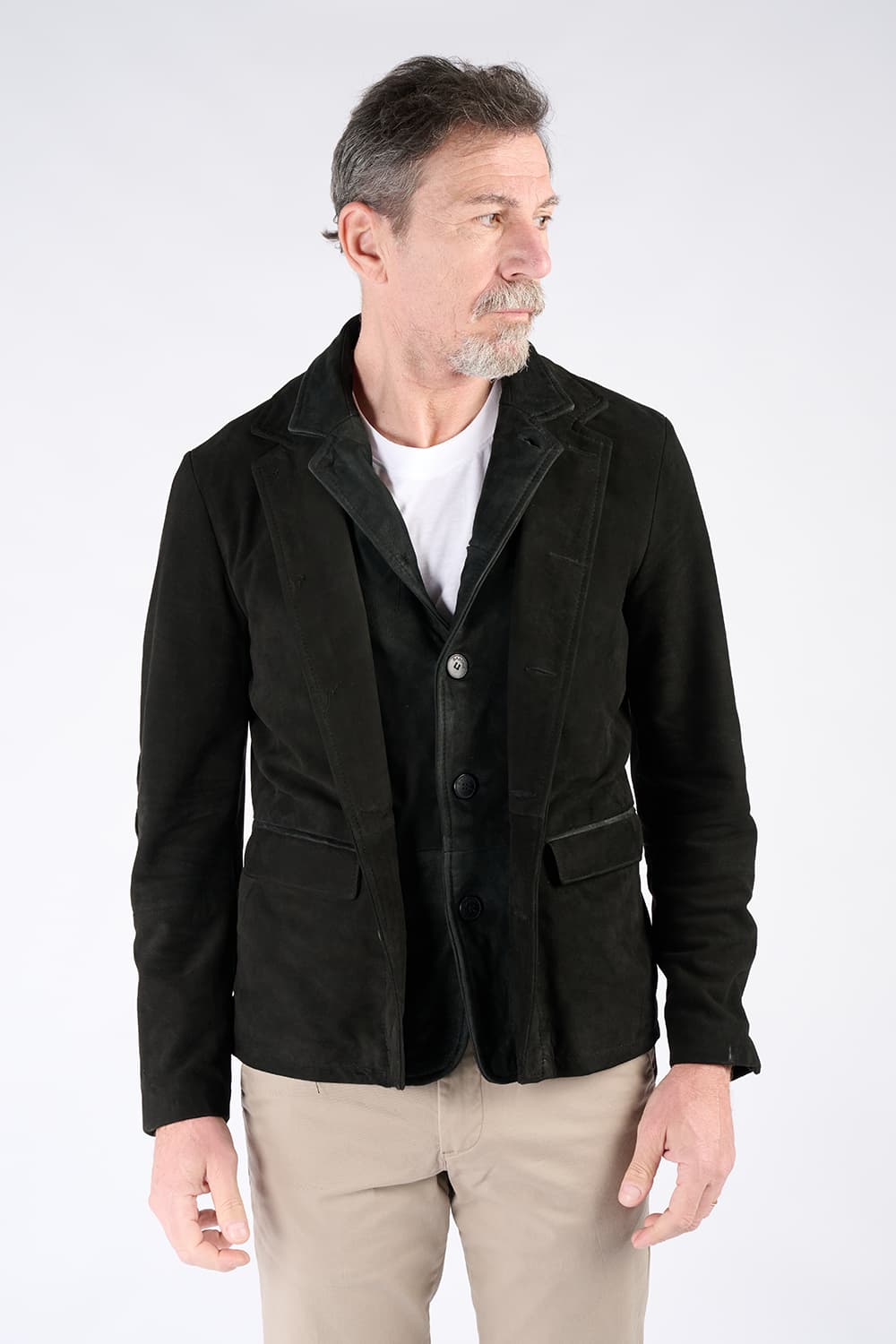 Renga Nubuck Black uomo Barone firenze - 3